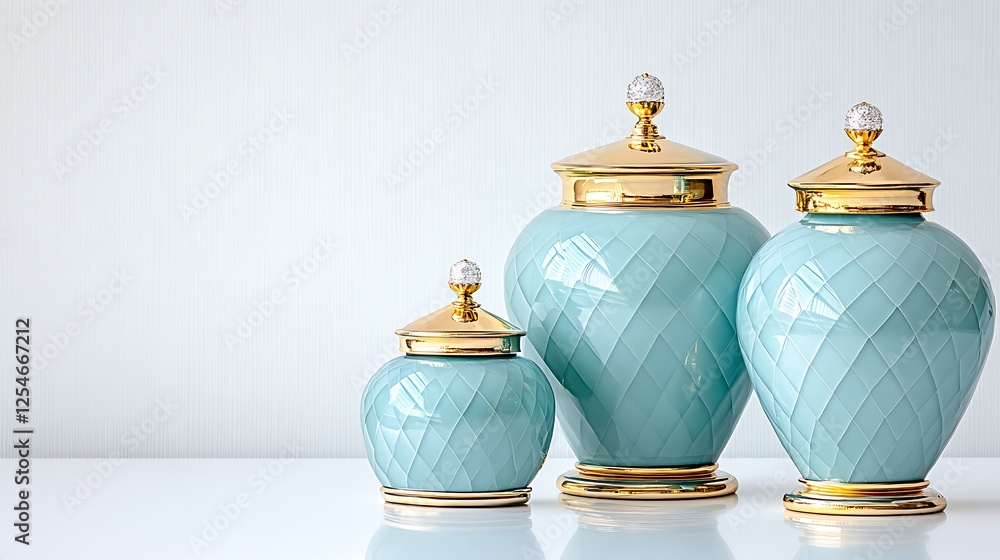 Wall mural Decorative home storage jars