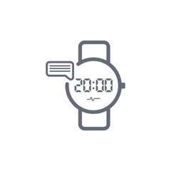Smart watch line icon