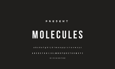 Abstract minimal future alphabet fonts. simple typography sport future creative font . vector illustrator