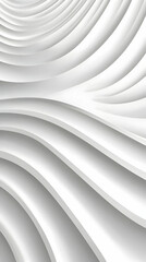 Abstract 3D White Curve Background Illustration