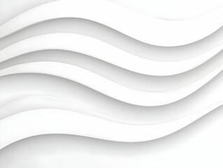 Abstract White Wave Background Illustration