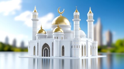 Fototapeta premium Daylight mosque architecture