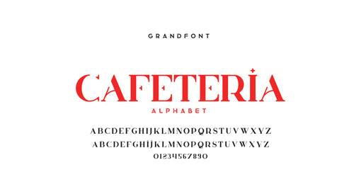 Digital modern alphabet font. Creative abstract urban, futuristic, fashion, sport, minimal technology typography. Simple vector illustration with number