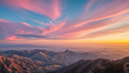 Obraz premium A breathtaking vertical sunrise time lapse 