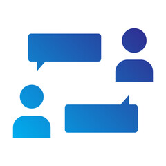 Discussion Solid gradient icon