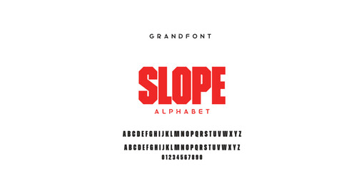 Abstract modern urban alphabet fonts. Typography sport, technology, fashion, digital, future creative logo font. vector illustration