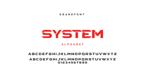 Abstract modern urban alphabet fonts. Typography sport, technology, fashion, digital, future creative logo font. vector illustration