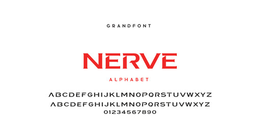 Abstract modern urban alphabet fonts. Typography sport, technology, fashion, digital, future creative logo font. vector illustration