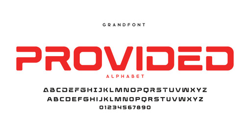 Abstract modern urban alphabet fonts. Typography sport, technology, fashion, digital, future creative logo font. vector illustration