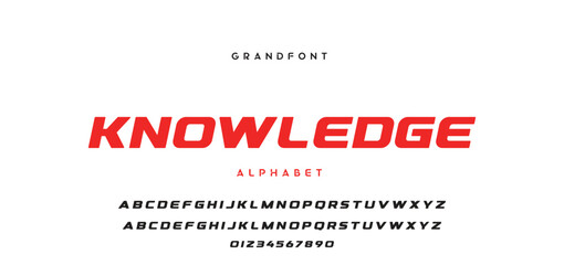 Abstract modern urban alphabet fonts. Typography sport, technology, fashion, digital, future creative logo font. vector illustration