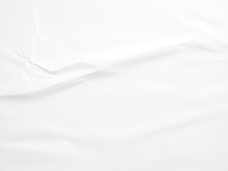 Obraz premium Crumpled white paper texture background