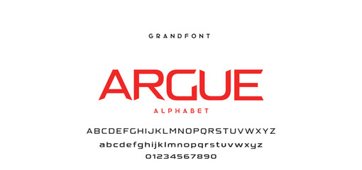 Abstract modern urban alphabet fonts. Typography sport, technology, fashion, digital, future creative logo font. vector illustration