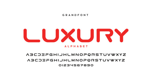 Abstract modern urban alphabet fonts. Typography sport, technology, fashion, digital, future creative logo font. vector illustration