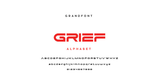 Abstract modern urban alphabet fonts. Typography sport, technology, fashion, digital, future creative logo font. vector illustration