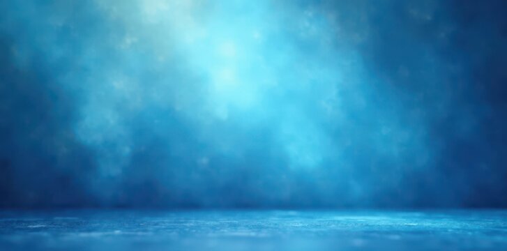 Soft blue blurred wall backdrop, ethereal studio feel , subtle, abstract background