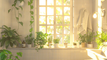 Beautiful home Garden in backyard 