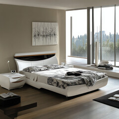 modern bedroom interior