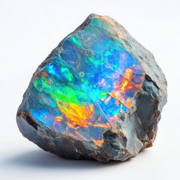 Raw Opal Rock opal photography iridescent.