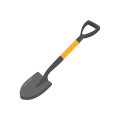 Shovel, Farming Flat Vector Illustration