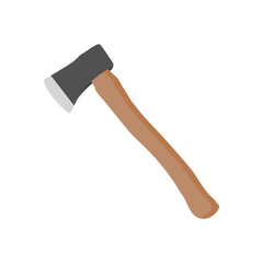 Axe, Farming Flat Vector Illustration