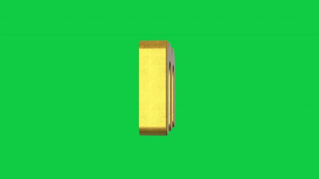 English alphabet Letter M 4k animated video. Script text labels.