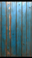 Teal Blue Wooden Plank Background Texture