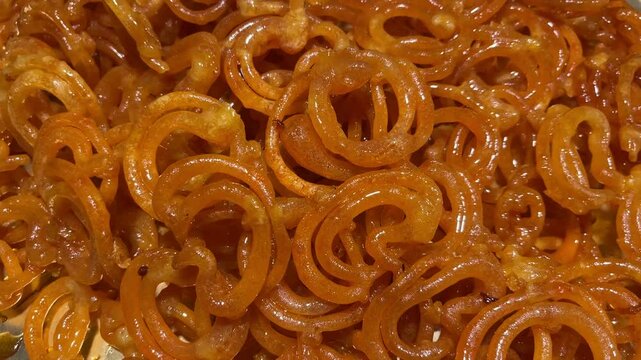 Jilapi is being sold to fair.