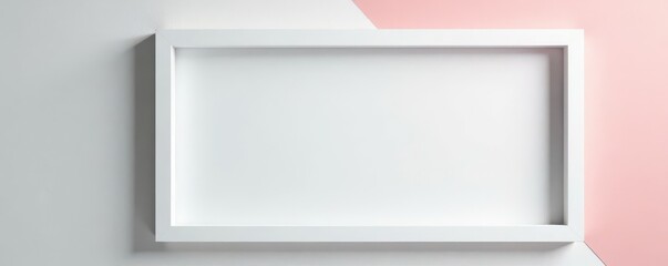 Isolated white plastic A-frame sign, perfect for branding , advertising tool, promotional tool