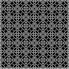 Seamless pattern with repeating abstract shapes.Black and white texture.Design element for prints, decoration, cover, textile,wallpaper, background, wrapping paper, clothing, fabric, package, cards.