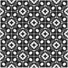 Seamless pattern with repeating abstract shapes.Black and white texture.Design element for prints, decoration, cover, textile,wallpaper, background, wrapping paper, clothing, fabric, package, cards.