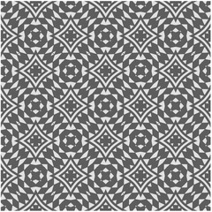 Seamless pattern with repeating abstract shapes.Black and white texture.Design element for prints, decoration, cover, textile,wallpaper, background, wrapping paper, clothing, fabric, package, cards.