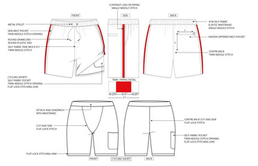 Shorts Technical Tech pack