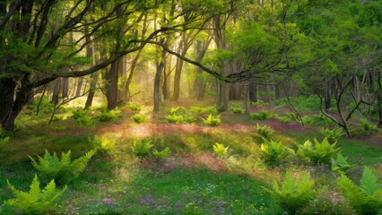 Naklejka premium Spring Meadow