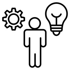 Competence  Icon Element For Design