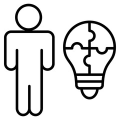 Problem Solving  Icon Element For Design