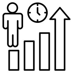 Efficiency  Icon Element For Design