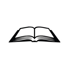 Book Icon. Open Book Illustration. Literary Books. Textbooks.