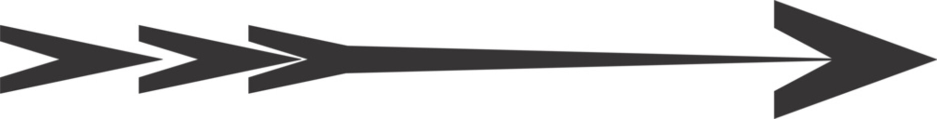 Arrow pointing illustration. Graphic elements