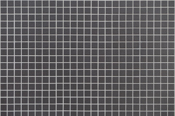 Black ceramic brick wall and floor tiles mosaic background