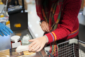A Cozy Shopping Experience at a Checkout Counter
