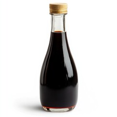 Soy sauce bottle, studio shot, white background, food ingredient (7)