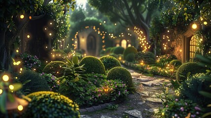 Beautiful home Garden in home