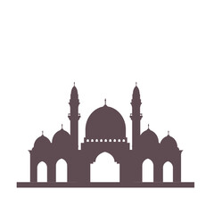 Fototapeta premium Mosque Silhouette
