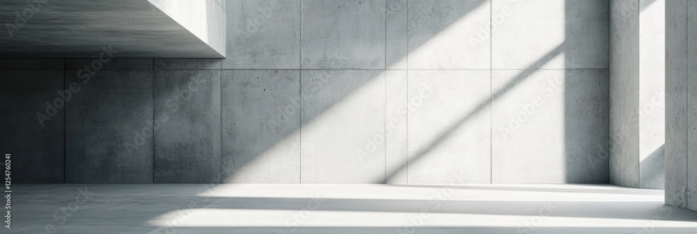 Poster concrete texture background with minimalistic design enhancing natural light and shadow play in mode