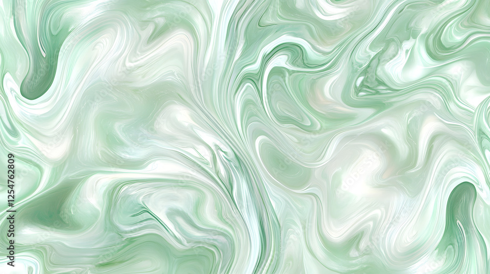 Poster soft mint green marble texture background with a subtle natural pattern and smooth finish for design