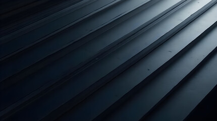 Obraz premium Abstract Dark Metal Panels: Modern Industrial Texture Background, Metallic Surface with Geometric Lines and Shadows, Architectural Detail