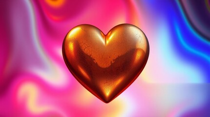 Obraz premium pink heart background