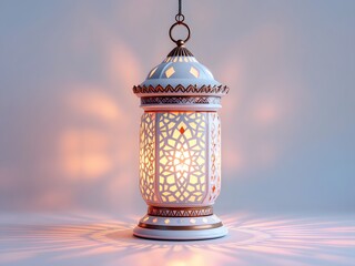 Luminous Ramadan Lantern: A Festive Celebration