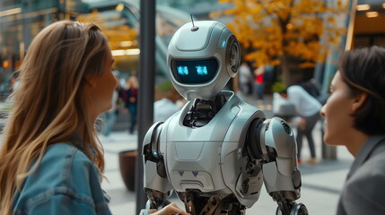 Next-Gen Corporate AI Enhancing Productivity robot