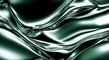 Obraz premium Black and white background featuring a wavy pattern with tulip flowers in a striking design